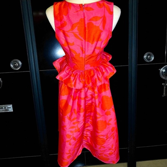 NWT Kate Spade for Target ‘Women’s Classic Rose Peplum Midi Dress’ in “Pink/Red” - Picture 12 of 16